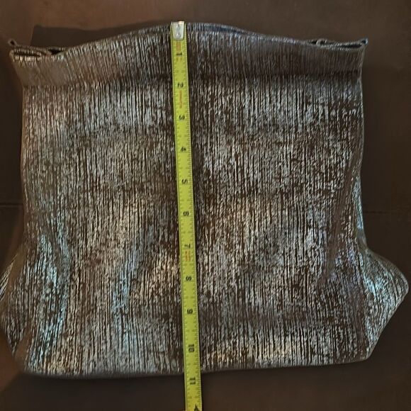 RARE Marie Turnor Leather Distress The  Lunch Bag in Camel Gold - Picture 12 of 13